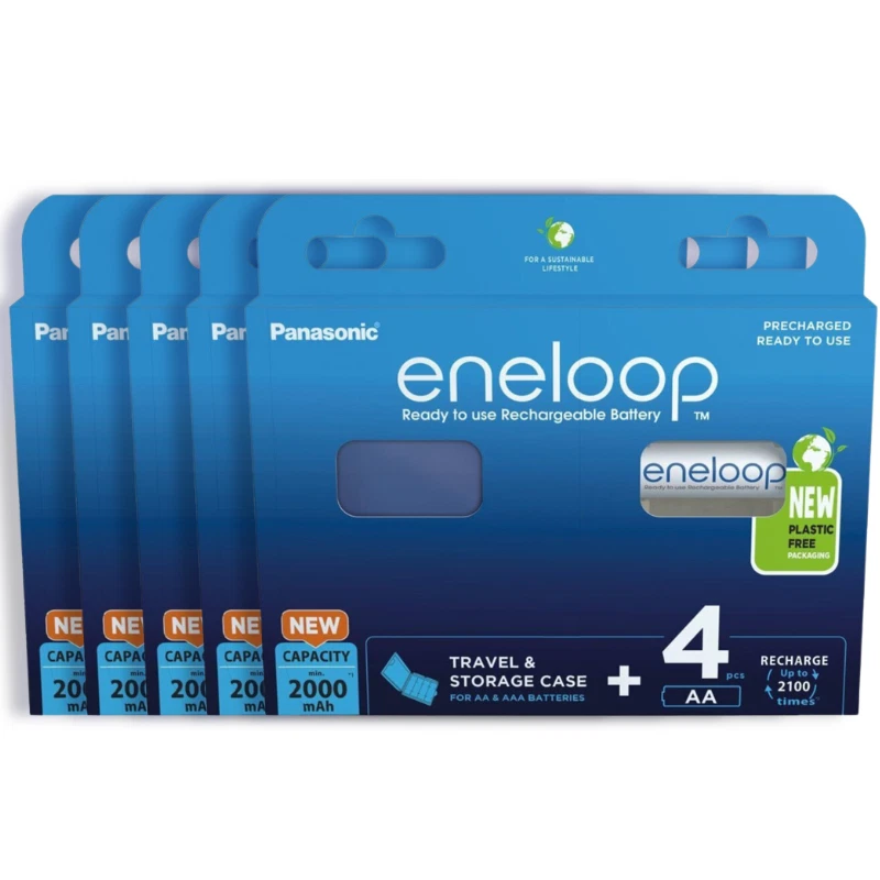 Panasonic eneloop 4er Blister Pack Aa NI-MH Batteries 2000 MAH U BK-3MCDEC4BE