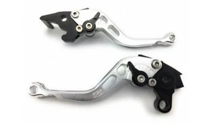 Palancas Manetas Cortas Freno Embrague Plata APRILIA Tuono V4 1100 TY 2015-2016 - Picture 1 of 8