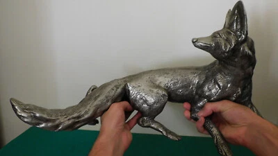 Volpe vintage in mettallo 8 K.g vintage metel Fox - Immagine 1 di 4