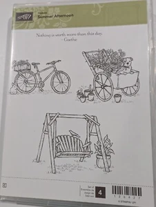 Stampin Up Stempelset, Sommernachmittag, Gastgeberin, Rentnerin, neu - Bild 1 von 2
