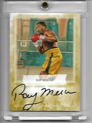 Ray Mercer 2010 Sport Kings Mecca Cigarettes GOLD VERSION On Card Auto Autograph - Image 1 of 2