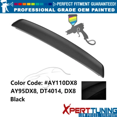 Fits 08-23 Dodge Challenger Trunk Spoiler Wing Lid ABS Painted #PX8 Black Foto 1 de 4