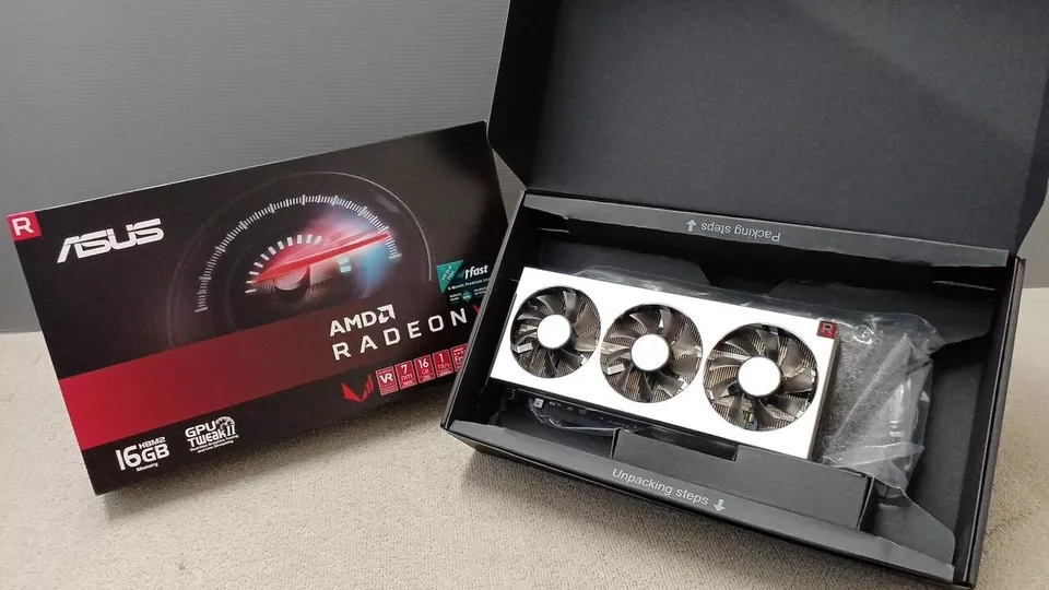 ASUS GRAPHICS BOARD RADEON VII IN WORKING CONDITION HBM2 16GB - Image 1 of 4