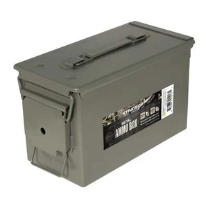 Strategy 50 Caliber Metal Ammo Storage Box 12 in. x 6.125 in. x 7.25 in.  - Picture 1 of 9