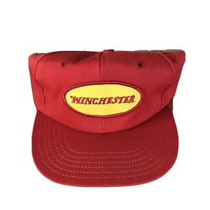 Vintage Winchester SnapBack Hat 70s 80s Guns Ammo Firearms Hunting USA MADE - Picture 1 of 9