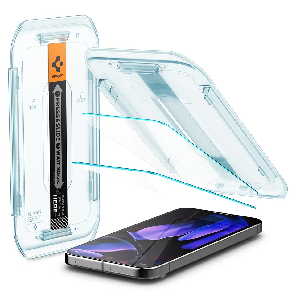 For Pixel 9 Pro XL / 9 Pro / 9 | Spigen Glas.tR EZ Fit 2 Pack Screen Protector