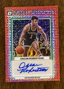 2022 Donruss Optic Oscar Robertson Opti-Graphs Auto #OG-OSR Bucks - Bild 1 von 2