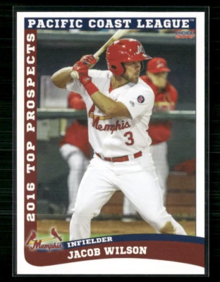 Jacob Wilson 2016 Pacific Coast League Top Prospects Set — 第 1/2 张图片