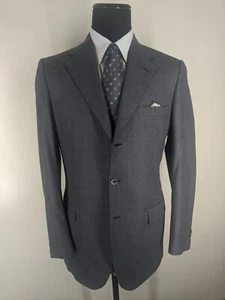 Brioni Made In Italy Wool Suit 3 Btn Pleated Pants- US Size 41 Long---NEAR MINT - Picture 1 of 16