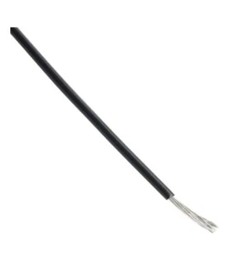 Unipolar Kable UL Style 1213 AWG 24 Teflon PTFE 600V Schwarz - Bild 1 von 1