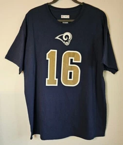 NFL Football LA Rams T-Shirt Jared Goff 16 Official Merchandise XL blau - Bild 1 von 4