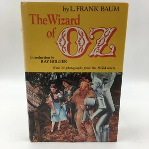 The Wizard of Oz L. Frank Baum Book Club Edition 1978 Ray Bolger Intro HC Jacket - Picture 1 of 14