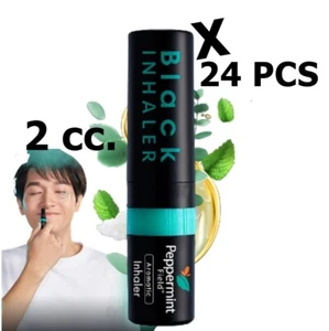 Peppermint Field Black Inhaler Pencil Thai Traditional Aromatically Refreshing 2 - Picture 1 of 6