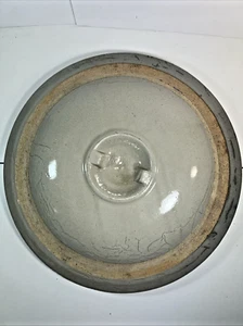 Antique 8 to 15 gallon Stoneware Crock LID Only - fits on a 15" crock - Picture 1 of 18