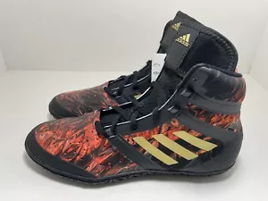 Adidas Flying Impact Wrestling Shoes Red Black Gold CQ1767 Men's Size 7 - Picture 1 of 5
