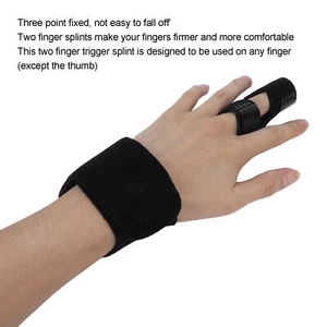 Finger Splint Adjustable Aluminum Knuckle Immobilizer Braces For Straighteni ADS - Picture 1 of 24
