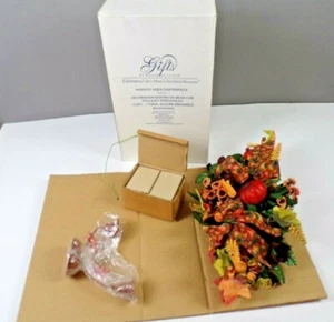 Vtg House of Lloyd Harvest Hues Swag Centerpiece Candle Sconces Autumn 310525 - Picture 1 of 8