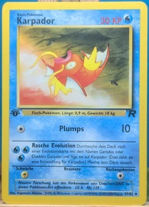 POKEMON - Team Rocket - Karpador - 47/82 - 1. Edición - alemán - Imagen 1 de 2