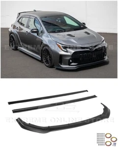 For 23-24 GR Corolla | GR Package Matte Black Front Lip Splitter & Side Skirts - Bild 1 von 24