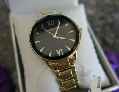 Reloj Juicy Couture etiqueta negra dorado y negro nuevo en caja JC1280bkgb Foto 1 de 4