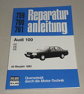 Manual de Reparación Audi 100 C3 - Cc / Cs/ CD - Desde Año 1983