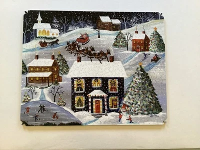 Wooden Puzzle, Waterford (ELMS), Santa & Reindeer on Christmas Eve, 823 pieces - Image 1 of 4