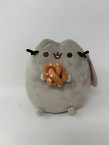 Pusheen The Cat Plush with Pretzel Stuffed Animal 6" Cute New - Picture 1 of 3