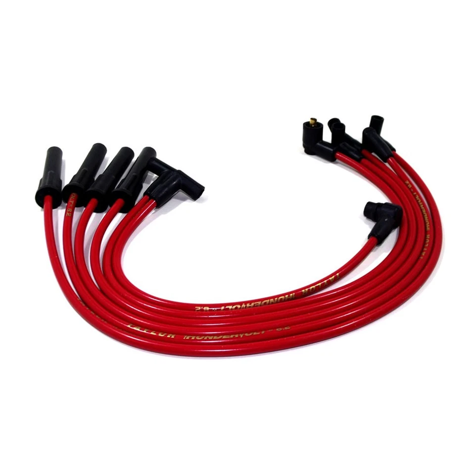 Набор проводов свечей зажигания Taylor 84267; ThunderVolt 8,2 мм красный для 4 цилиндров Ford - Изображение 1 из 1