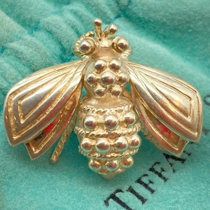 Tiffany & Co. Bumble Bee Pin Brooch 925 Silver 5.1g - Picture 1 of 17