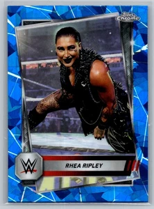 Rhea Ripley 2025 Topps Chrome WWE #80 Blue Refractor Monday Night Raw - Bild 1 von 2