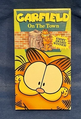 Garfield on the Town VHS Tape 1990 CBS Fox Video Animated Classic Cartoon Film — 第 1/4 张图片