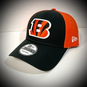 SOMBRERO CINCINNATI BENGALS nueva era negro naranja curvo billete snapback hombre/mujer OSFM - Imagen 1 de 6