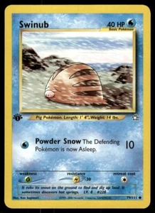 Pokemon Tcg Neo Genesis WOTC NM Regular Swinub [1st Edition] #79 - Picture 1 of 2