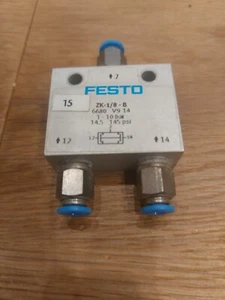 Festo ZK-1/8B 6680 Und Glied Pneumatikventil 6680 - Bild 1 von 1
