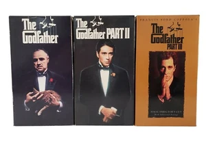 The Godfather Part (1 2 3) Mixed Complete Movie VHS Set - Picture 1 of 7
