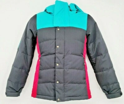 Chaqueta Astro Bonfire Snowboarding XS Classic Fit negra, verde azulado y roja Foto 1 de 4
