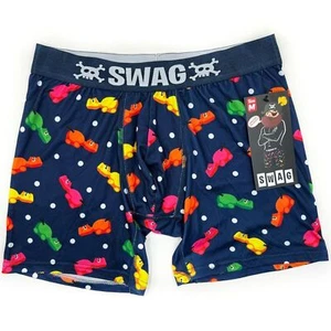 Hasbro Hungry Hungry Hippos Game Swag Boxer Briefs Mens Medium Underwear Gift - Picture 1 of 5