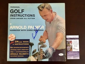 Arnold Palmer Signed Golf Instruction LP Record Album JSA Coa - Picture 1 of 2