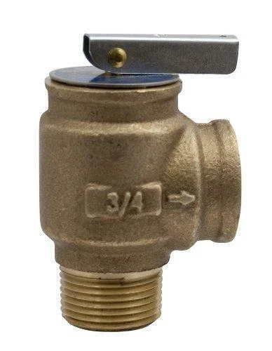 Apollo Valve 10-400 Series Male x Female Bronze Safety Valve - Brass