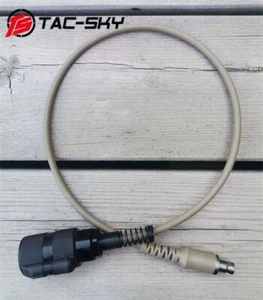 Stock Compatible with INVISIO V60 to PRC 152 6 PIN PTT Adapter Cable White/Black - Picture 1 of 16