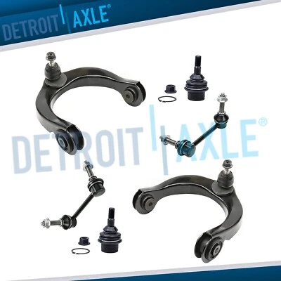 Front Upper Control Arms + Sway Bar Links for Jeep Grand Cherokee Dodge Durango - Image 1 of 4