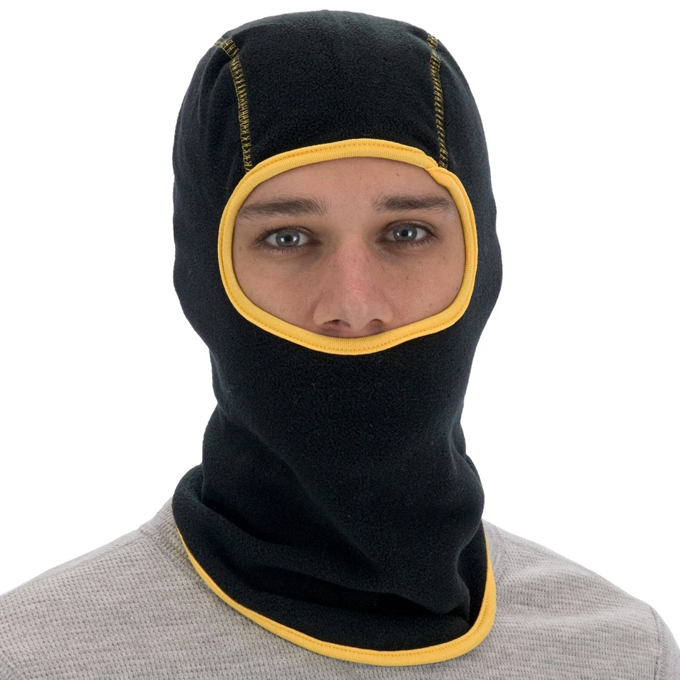 Máscara facial de pasamontañas polar Grand Sierra - Color negro y amarillo - OSFA - ¡NUEVA! Foto 1 de 1