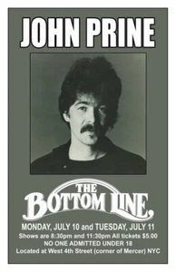 JOHN PRINE REPLIKA 1978 KONZERT POSTER - Bild 1 von 1