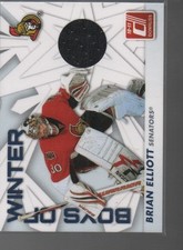 BRIAN ELLIOTT 2010-11 DONRUSS BOYS OF WINTER JERSEY CARD #47