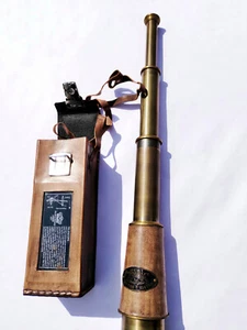 20 Inch Vintage Kelvin and Hughes 1917 London Telescope Spyglass Christmas Gift - Picture 1 of 9