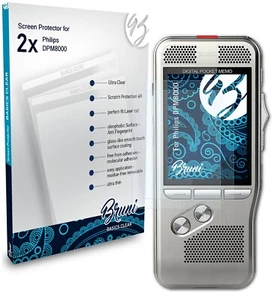 Bruni 2x Lámina Protectora para Philips DPM8000 Película Protectora - Imagen 1 de 4