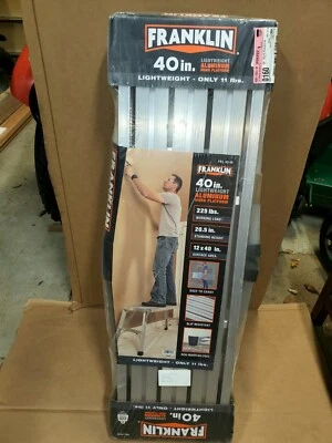 FRANKLIN 40 In. Lightweight Aluminum Work Platform 225 LB Work Load 20 in. Tall - Image 1 of 3