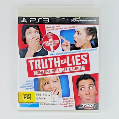 Truth or Lies - PS3 Sony Playstation 3 PAL Game + Manual | Free Post AU - Image 1 of 4