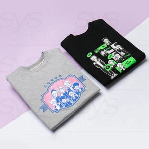 BTS WORLD Official Sweat shirt Gray or Black + Tracking Number - Picture 1 of 10