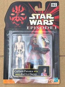 STAR WARS EP 1 CAPTAIN PANAKA WITH BONUS BATTLE DROID RARE 1999 BPD12 - Picture 1 of 6